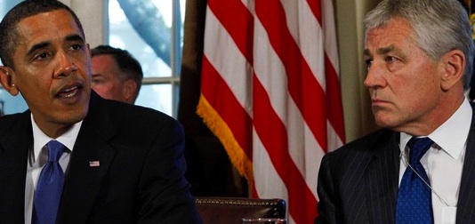 Obama Hagel Reuters crop