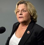 Ros-Lehtinen speaks to media before attending a closed meeting for members of Congress on Syria in Washington